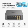 WiiM Amp Pro: Multiroom Streaming Amplifier | Compatible with Google Cast, Alexa | HDMI, Voice Control | Stream from Spotify, Amazon Music, Tidal & More - Dark Gray view 2