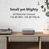 WiiM Amp Pro: Multiroom Streaming Amplifier | Compatible with Google Cast, Alexa | HDMI, Voice Control | Stream from Spotify, Amazon Music, Tidal & More - Dark Gray view 3