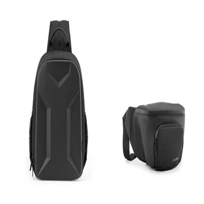 1 camera body+1 lens Waterproof Camera Waist Bag+ 1 camera 6 lenses Waterproof Hardshell Camera Sling Bag with Tripod Holder