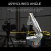3 Packs Professional Swivel Caster Wheels Set,Heavy Duty Photography C Stand Rolling Metal Rubber Wheels with Brake for Photo Video Studio Shooting, Foldable Light Stand Tripod PU Light Stand Wheel view 4