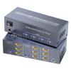 4K@60Hz Three Monitor HDMI KVM Switch, 2 Port HDMI KVM Switch 3 Minitors 2 Computers for Managing 2 PC Using 1 Set of Keyboard Mouse, 2 PC Share 4 USB 3.0 Ports view 1