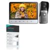 BoxWave Screen Protector Compatible with TMEZON Wired Video Intercom System (MZ-V20*2) - ClearTouch Crystal Privacy (2-Pack), Privacy Screen Protector Flexible Film Clear view 1