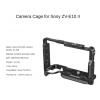ZVE10 II Cage Compatible for Sony Alpha ZV-E10 II Camera Full Cage with Cold Shoe Mount NATO Chute Arca Quick Release Bottom Plate view 2