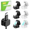 CeroDimo 12 Pack Magnetic Cable Clips, Adjustable Desk Cord Holder and Cable Organizer for Home, Office, Car, Nightstand, Adhesive Wire Holder for USB, Phone, and Desktop Management view 1