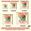 (3Pcs-3") Giddy Up Sluts Frog Stickers Funny Cowboy Frog Retro Hippie Waterproof Die-Cut Vinyl Sticker for Laptop Water Bottles Tumbler Kindle Cars Bumper Decal Gifts for Her Him 3 Inches view 3