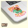 (3Pcs-3") Giddy Up Sluts Frog Stickers Funny Cowboy Frog Retro Hippie Waterproof Die-Cut Vinyl Sticker for Laptop Water Bottles Tumbler Kindle Cars Bumper Decal Gifts for Her Him 3 Inches view 4