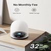 WUUK Solar Outdoor Cameras and Baby Monitor with 5.5" Display & 360 PTZ view 3