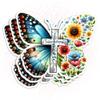 (3Pcs-3") Christian Faith Jesus Sticker, Bible Stickers Christian Floral Butterfly Motivation Quotes Waterproof Die-Cut Vinyl Sticker for Laptop Water Bottle Inspirational Decal Gifts 3 Inches view 1