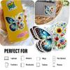 (3Pcs-3") Christian Faith Jesus Sticker, Bible Stickers Christian Floral Butterfly Motivation Quotes Waterproof Die-Cut Vinyl Sticker for Laptop Water Bottle Inspirational Decal Gifts 3 Inches view 3