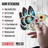 (3Pcs-3") Christian Faith Jesus Sticker, Bible Stickers Christian Floral Butterfly Motivation Quotes Waterproof Die-Cut Vinyl Sticker for Laptop Water Bottle Inspirational Decal Gifts 3 Inches view 4