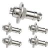 5 Pack of 16mm Aviation Plug Connector 3 Hole Flange GX16 7 Pin Male and Female Aviation Connector (7P) view 1