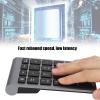 Kuuleyn RF304 22 Keys Number Pads,Numeric Keypad USB 2.4G Mini Keyboard with Receiver for Laptop,PC,Desktop,Notebook (Iron Grey) view 2