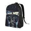 Airplane Cockpit Cute Backpack Waterproof Lightweight Casual Daypack Travel Laptop Bag For Women Men view 2