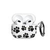 AGAOSH for Airpods 3rd Generation Case Cover with Keychain,Cute Paw Print Airpods 3 Case Cover Protective Gen 3 for Apple Airpods 3rd Generation Charging 2021 for Women Men Paw view 1