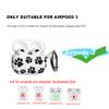 AGAOSH for Airpods 3rd Generation Case Cover with Keychain,Cute Paw Print Airpods 3 Case Cover Protective Gen 3 for Apple Airpods 3rd Generation Charging 2021 for Women Men Paw view 2