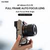 VILTROX 40mm F2.5 f/2.5 AF Lens for Sony E Mount, Wide-Angle Full-Frame Auto Focus Lens Compatible with Sony E-Mount Cameras Alpha a7cr a7cii a7c a6700 zv-e100 a6600 a6400 a7iv a7iii view 2