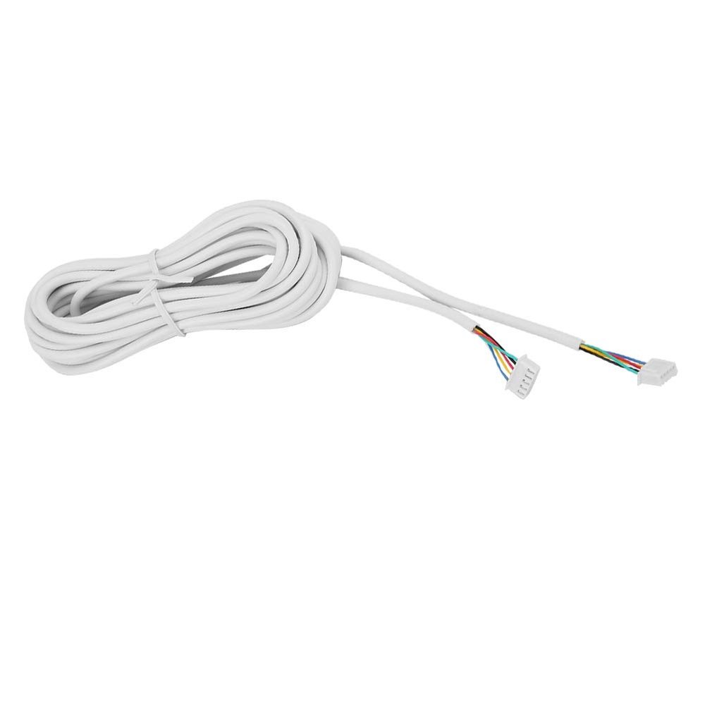 5 Core Flexible Copper Cable, 15m 0.3mm Round Copper Core Cable for Video Door Phone System
