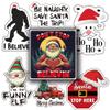 1step2dream Funny Christmas Quote Stickers | Stocking Stuffers for Gifts & Christmas Party Favors | Bookish Stickers Waterproof Vinyl Decals, Laptops, Cookie Bags view 1