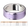 CCYLEZ Smart Ring, Smart Wearable Ring Stainless Steel, Portable Smart Ring Waterproof with Charging Case Records Daily Steps, Sleep, Body Temperature. (No. 18) view 2
