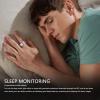 CCYLEZ Smart Ring, Smart Wearable Ring Stainless Steel, Portable Smart Ring Waterproof with Charging Case Records Daily Steps, Sleep, Body Temperature. (No. 18) view 3