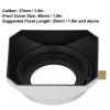 37mm Lens Hood Improve Image Quality, Lens Hood Shade Accessory Sun Shade, Premium Aluminum Alloy, Matte Finish, for Strict Photographer Habit view 2