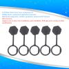 5Pcs USB Connector Dust Cover Female Cap, for USB2.0, USB3.0, Type C, Micro USB, Plastic USB Anti Dust Cover Plugs view 2