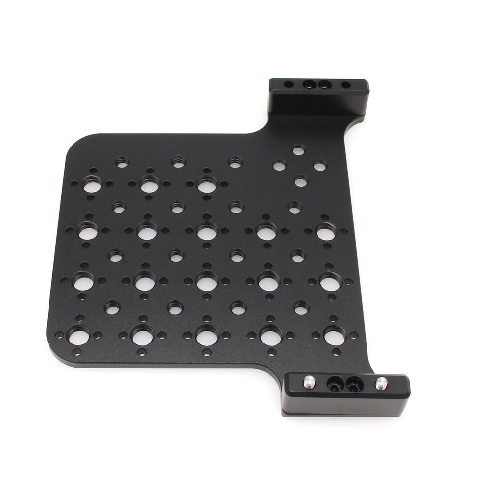 Eonvic Cheese Plate Side Extension Plate for Alexa Mini MiniLF Camera with 3/8" Screws (Black)