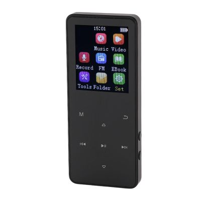 BT MP3 Player, HiFi Music with HD Speakers, 15 Hours Playback, 1.8inch Touchscreen, Single Loop Portable Music and Video Player (32GB)