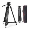 Bundle: SmallRig AD-01 Video Tripod and SmallRig AP-20 Carbon Fiber Tripod view 2