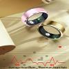 CNBRO Smart Rings for Men Health Ring Blood Pressure Heart Rate Monitor Sleep Monitor Fitness Tracker for Women Gesture Control Photography Step Counter Compatible with iOS Android view 2