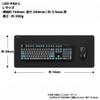 LEOPOLD Premium Alpha-Cell Desktop Mat Gaming Mouse Pad Keyboard Quiet Mat Balancing Anti-Slip LEO-PAD-L Large Size 74cm x 30cm 3.5m Thick view 2