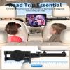 bokilino Tablet Holder for Car Headrest, [3 in 1 Adjustable Extension Arm] iPad Car Mount for Back Seat, Road Trip Essentials for Kids, for 4.7-12.9" Like iPad Pro, Air, Mini, Galaxy, Fire HD Tablet view 2