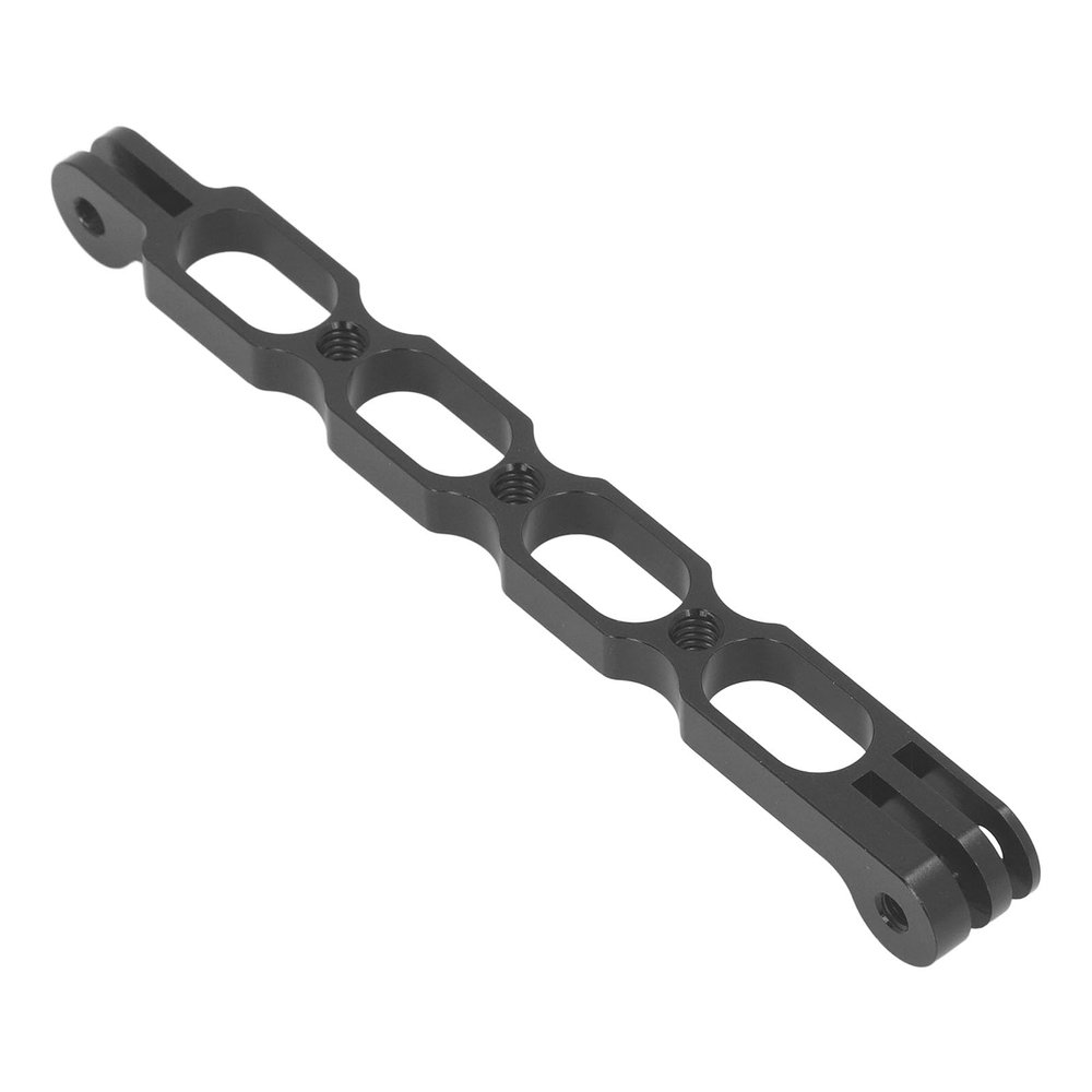 16cm Action Camera Helmet Extension Arm Bracket for ONE X2, Get Wider Field of View, Light Weight, 1/4 Inch Thread, Expansion Port, Compat, Aluminum Alloy