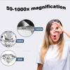4.3Inch LCD Digital Microscope, Digital Diamond Girdle Viewer, 50-1000X Magnification, Biological Microscope Kit, Accurate Identification view 2