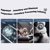 4.3Inch LCD Digital Microscope, Digital Diamond Girdle Viewer, 50-1000X Magnification, Biological Microscope Kit, Accurate Identification view 3