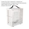 23x20.5x12cm Miniature ITX PC Case, Clear Arcylic PC Case Portable DIY Desktop Computer Case 360 Degree Open Hollow Airflow Case, Miniature ITX Desktop Computer Case (White) view 2