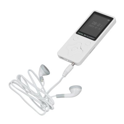 32GB MP3 MP4 Player, Music Player with Bluetooth 5.0, 1.8 LCD Display, w Speaker Video FM Ebook Photo Viewer Headphones, Lossless Sound MP3 MP4 Music Player (White)