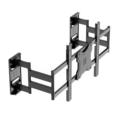 LLINVX Wall Mount TV Bracket Flush Mount Space Saving, Full Motion TV Wall Mount for 55-120 Inch TVs, Fixed TV Wall Mount, Flat Curved Screen Tilt and Swivel TV Mount