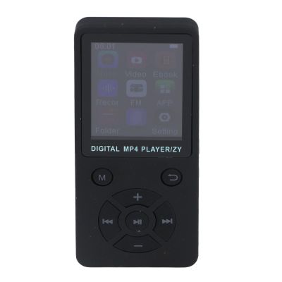 64GB MP3 MP4 Player, Portable Music Player with Bluetooth 5.0, 1.8 LCD Display, w Speaker Video FM Ebook Photo Viewer Headphones, Lossless Sound MP3 MP4 Music Player (Black)