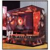 ATX Case, Computer Cases,Mid-Tower PC Gaming Case M-ATX/ITX - Front I/O USB 3.0 /Type-C Port - 270  Panoramic View Tempered Glass Panel - Includes A Themed Light Board view 1