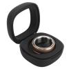 CCYLEZ Smart Ring Health Tracker, Stainless Steel Fitness Tracker Rings Golden Sleep Monitoring Intelligent Health Ring, Portable Charging Case, (No. 18) view 1