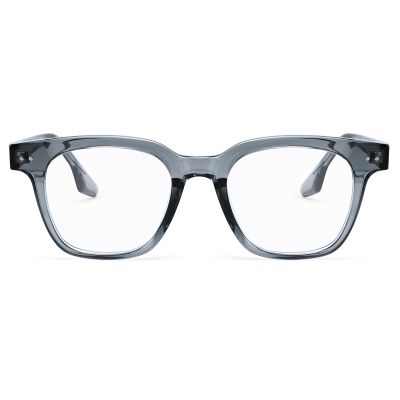 Dollger Blue light Glasses for Women Men Square Frame Computer Screen Blue light Blocking Oversized Eyeglasses Fashion Clear Gray Glasses