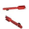 HangTon Expansion Arm Bracket for DJI Ronin 2 Gimbal Tilt Axis to DJI Teradek Bolt Bond Vaxis Video Transmission Transmitter Receiver, 1/4"-20 3/8"-16 M3 Threads Red view 3