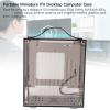 23x20.5x12cm Miniature ITX PC Case, Clear Arcylic PC Case Portable DIY Desktop Computer Case 360 Degree Open Hollow Airflow Case, Miniature ITX Desktop Computer Case (Black) view 2