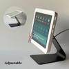 ATOPHK Aluminum Tilt & Swivel Stand for Ech_ooo Hub - Adjustable 360 Rotation, Durable Desktop with Anti-Slip Base, Smart Home Display for Kitchen, Office & Living Room, Black Stand. view 3
