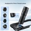 Freewell Genius Rig Cage for iPhone 16 Pro - Magnetic Filter Slot & 17mm Lens Mount, Tool-Free Setup, Multifunctional Tripod/Monopod Handle, Bluetooth Remote view 4