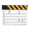 Mtlavishness V 30X25Cm Acrylic Movie Clapperboard Professional Director Action Clap Film Photography Tool Yellow Stripe White Board Pav1Ywe4 (Yellow Stripe whiteboard (PAV1YWE4)) view 1