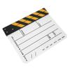 Mtlavishness V 30X25Cm Acrylic Movie Clapperboard Professional Director Action Clap Film Photography Tool Yellow Stripe White Board Pav1Ywe4 (Yellow Stripe whiteboard (PAV1YWE4)) view 3