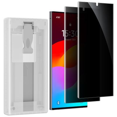 posidentists for Samsung Galaxy S23 Ultra Privacy Screen Protector,2 Pack PET Film [Not Glass],25 Anti-Spy S22 Ultra Screen Protector,Auto Dust-Elimination Installation, Bubble Free,Case Friendly