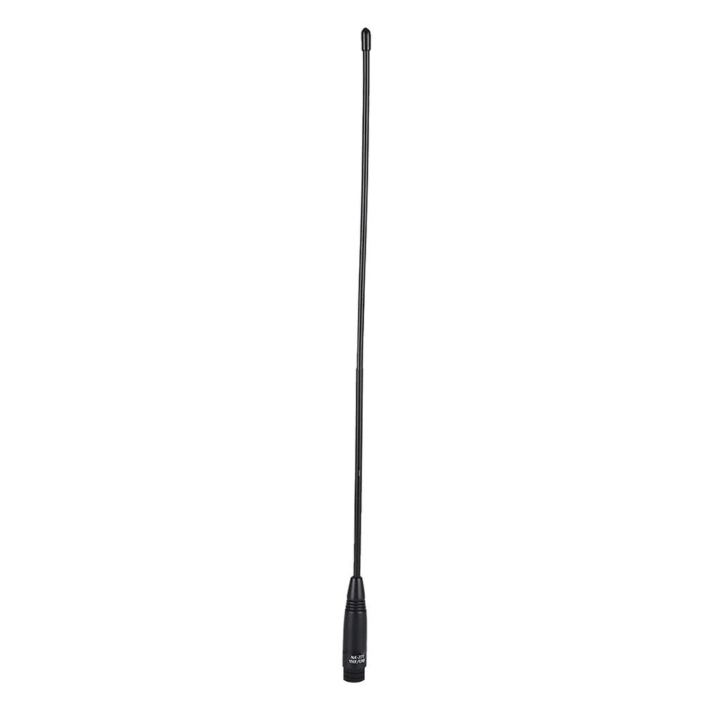 38cm SMA Male Connector Handheld Antenna, Dual Band Flexible Coiled 144/430MHz Frequency, for Most Walkie Talkies with SMA Male Connector
